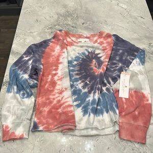 NWT Spiritual Gangster XL Mazzy Pullover Tie Dye Sweatshirt